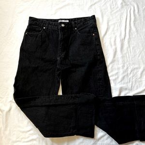 Bershka Black Wide leg Jeans